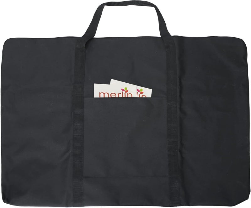 Cupohus Waterproof Art Portfolio Bag 25" x 37" for 24" x 36" Artworks with Outer Pockets and Handle, Student Carrying Storage Bag - Image 1